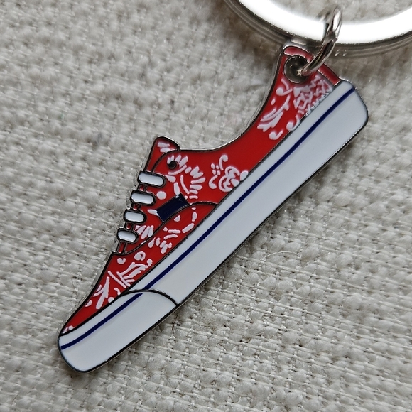 Vans Red and White Sneaker Keychain - Picture 4 of 10